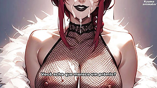 Controller Makima, I'm going to sit on your dick until I cum - Hentai JOi Guided Handjob