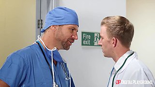 Danny D's Intense Hospital Encounter with Slim Beauty
