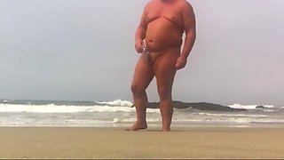 Nude beach wankers 4