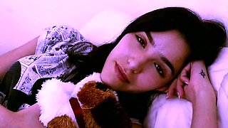 ASMR Glow Unedited Video in Panties - When You Can't Sleep