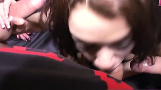 German amateur cum party with a creampie milf