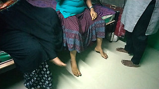 Three Aunty Talking at Bedroom