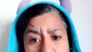 Asian amateur slut handles anal toys