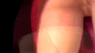 Crazy blonde Milf strip and fuck POV