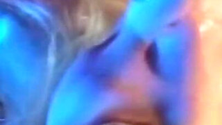 Slutty Blonde Gangbanged in a Foursome
