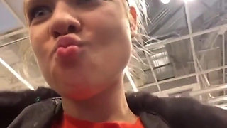 Masturbating in a Fitting Room