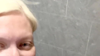 Chains on His Wrists, Cage on His Cock, Cold Water Running in the Shower