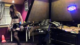 MILF blonde likes big toys