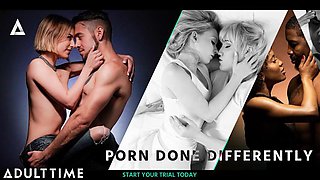 ADULT TIME - Horny Housekeepers Do Anal On The Boss  Bed!