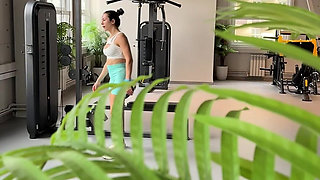 Caught at the Gym with a Wet Cameltoe