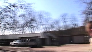 Virgin Cute Babe Outdoor Playing