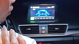 Petite Fucks BBC in the Car in a Parking Lot - Athenea Rosse & Brandon Cruz
