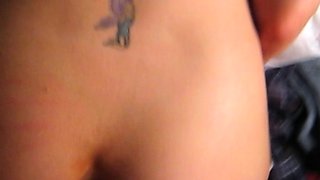 Hot blonde ass getting doggystyle in toilet