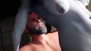 Ghost Sex Story: Asian Anal Fuck with Extreme Squirting Orgasms in 3D Animation