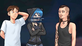 Naughty student with a sexy voice dives into anime adventures