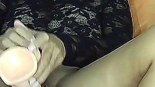 Thaiger Takes on a Huge Dildo for the First Time