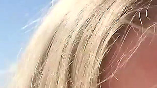 Teen Slut Public Doggy Fucked on the Beach!