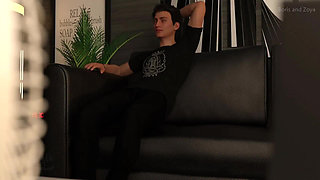 Two hot babes tempted about stranger dick. How it will end?