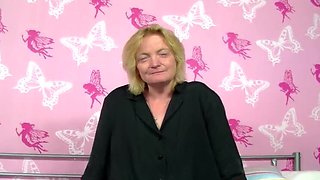 Hot Mature German Blonde Solo Masturbation with Sex Toy - Horny Amateur Action