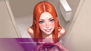 Horny Wife Fucked by a Stranger in Public Toilet and Cheated Husband - 3D Hentai Animated Porn - Mila Ai