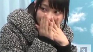 Shy asian teen convinced to have sex
