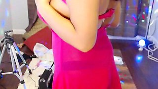 Bengali Boudi Mirchi Bhabhi Indian amateur housewife stripping western dress on webcam