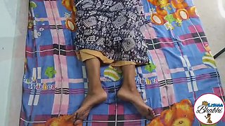 Desi Aunty Gets Hot Massage From Nephew - Panty Fun & Steamy Action!