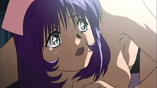 Anime 18 years old drilled hard in dark group sex bondage