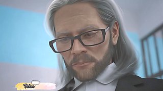 Hentai babe Misskitty2k gets creampied in this animated fantasy