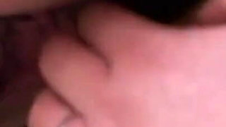 Chubby blonde with big boobs banged from her younger fucker