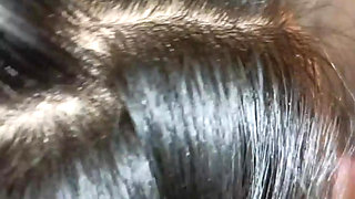 My sister-in-law fucks her in the bathroom on all fours