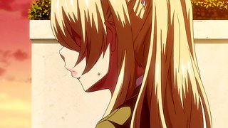 Wild hentai: watch sexy blonde girl with huge tits gets her pussy destroyed with huge cock and gets creampied