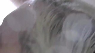 Lacey Starr fucked outdoor and sprayed in the bathroom