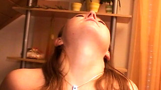 German Amateur Teen Solo Female Hairy Pussy Brunette #4