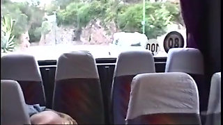 A Partouze in a Bus in the Middle of a Trip to Corsica!