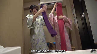 Japanese first time lesbians self shot coming out hot springs trip