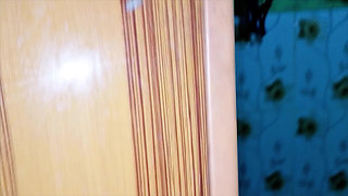 Cute Wife Husband Enjoy Romantic Moment in Bathroom