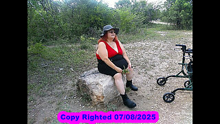 Sexy Nurse Vicki Walks in Park Flashing and Teasing You