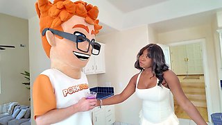 I mix Amari Anne's massive tits with my big cock for a cum-loaded smoothie