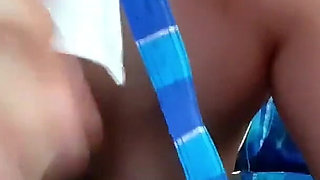 Threesome POV with Sexy Schoolgirl