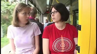 Laura Lion public fuck on a bus