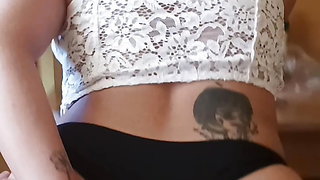 Sucking a BIG DICK of my Boyfriend until CUMS
