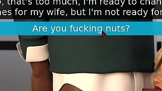 Hotwife 26 - Cheating Wife Sucks Massive Cock in Front of Her Cuckold Husband - 3D Porn Games