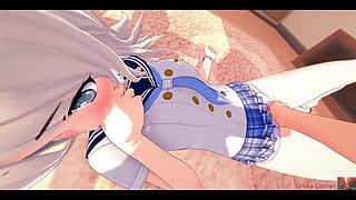 Missionary Sex in Bed with a Beautiful Blonde (koikatsu Hentai)