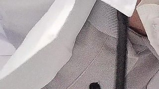 Doctor and Nurse Can't Resist and Have Sex in the Hospital Bathroom During Their Shift