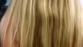 Lexy Gets On Her Knees To Take A Sticky Facial