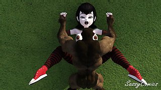 Mavis Dracula Fucked Hard by Monster on A Gulf Course