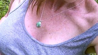 Great Big Boobs On Masturbating Redhead