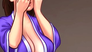 Summertime Saga V21.0.0 Lucky 18yo Stepson Gives Sexy Massage to His Hot MILF Stepmom with Big Tits Hentai Taboo Game