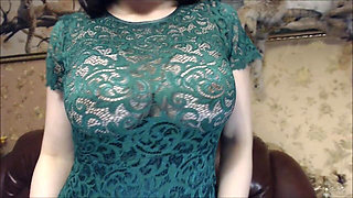 Long Dress Fun and JOI with Countdown